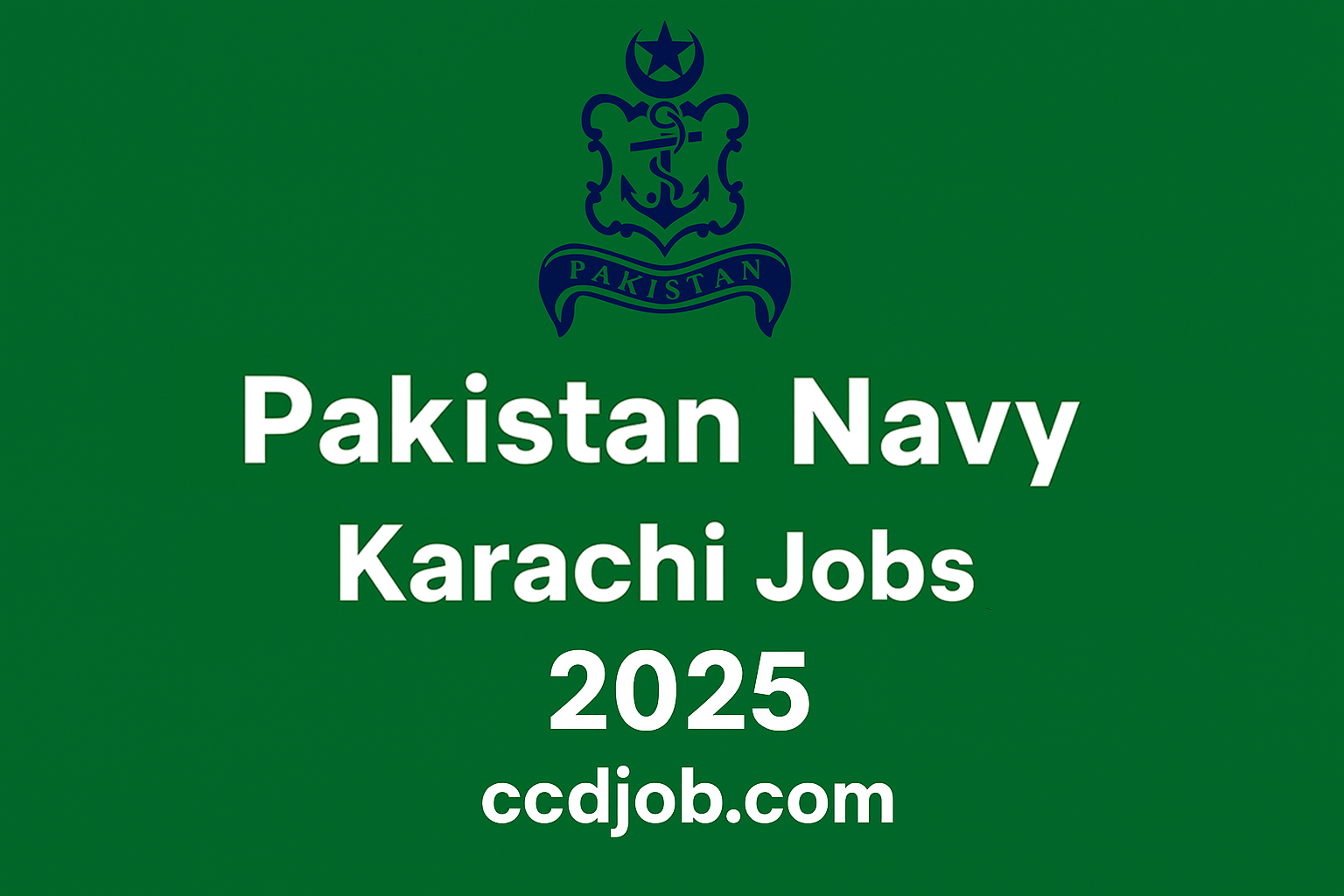 Pakistan Navy Karachi Jobs 2025