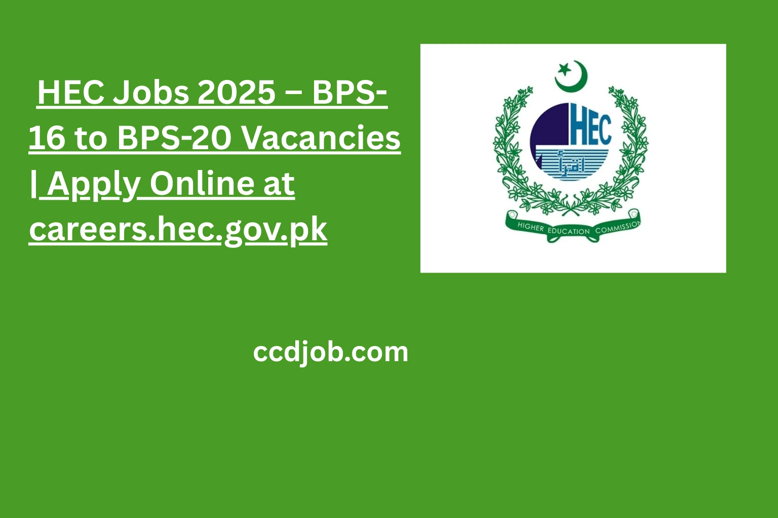 HEC Jobs 2025
