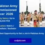 Join Pak Army as Commissioned Officer
