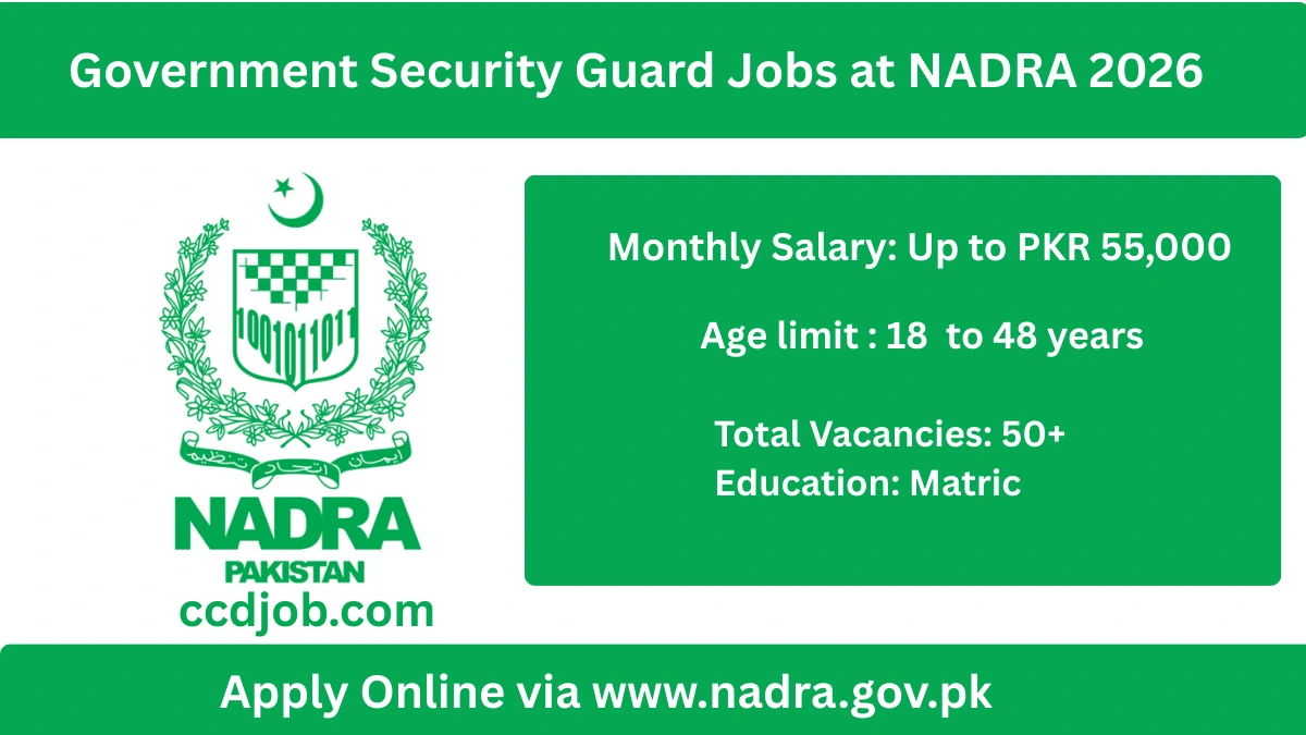 Security Guard Jobs nadra